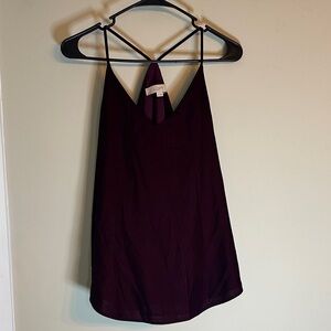 LOFT Deep Purple Strappy Cami